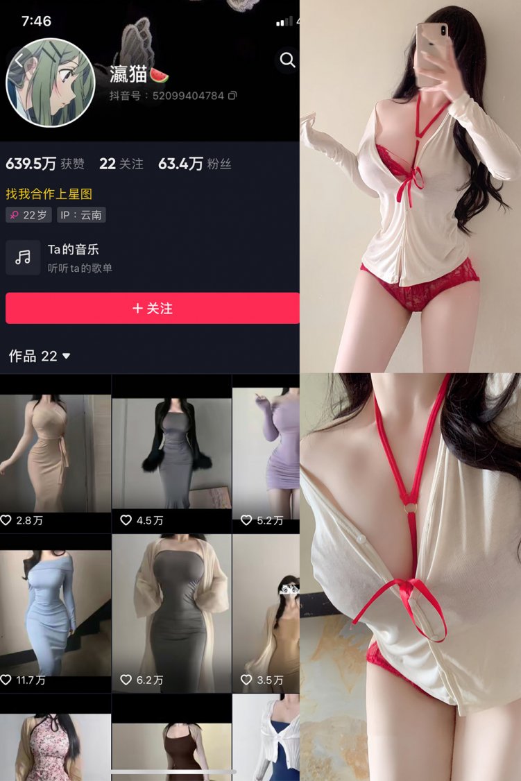 抖音 瀛猫 微密圈 NO.056期 【11P5V】