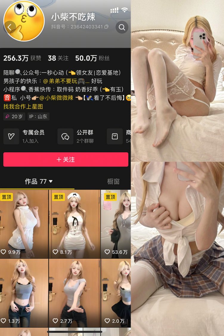 抖音 小柴不吃辣 微密圈 NO.001-005期 【50P1V】 合集