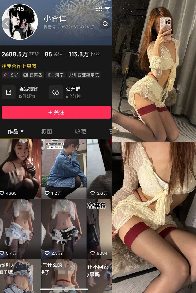 抖音 小杏仁 微密圈 NO.003 【53P2V】