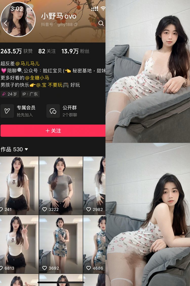 抖音 小野马ovo 微密圈 NO.002期 【9P11V】