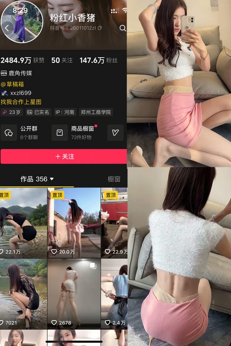 抖音 粉红小香猪 岛遇 NO.005期 【5P1V】